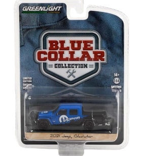 Greenlight Blue Collar 10 Mopar 2021 Jeep Gladiator 1/64 Model Araba (Mavi)