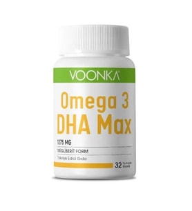 Voonka Omega-3 DHA Max 1275 mg 32 Kapsül