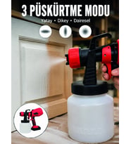3 Farklı Püskürtme Modu ile Homojen Boya Dağılımı