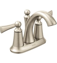 Moen 4505 Wynford Çift Kulplu Centerset Yüksek Arc Banyo Musluk, Krom, 4505Bn (Çok Renkli)