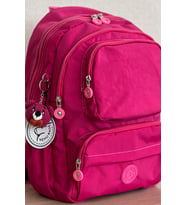 Nemo Bags Fuşya Orta Boy Okul Çantası Laptop ve Seyahat Sırt Çantası Su Geçirmez (Fuşya)