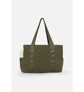 Pet Taşıma Çantası, Kedi Köpek Taşıma Çantası, Cat and Dog Bag, Kapitone Kumaş Hayvan Taşıma Çantası (Haki)