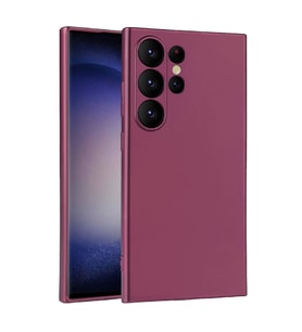 Lexroo Galaxy S24 Ultra Kılıf Premier Silikon Kılıf - Mürdüm