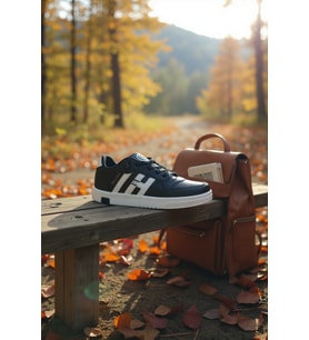 Enoch Erkek Şeritli Kolej Tarzı Spor Ayakkabı - Retro Street Sneaker