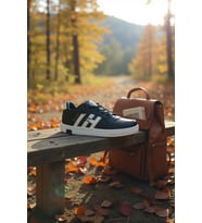 Enoch Erkek Şeritli Kolej Tarzı Spor Ayakkabı - Retro Street Sneaker