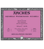 Arches Suluboya Blok Hot Press Natural White 300 gr 31x41 cm 20 Sayfa 
