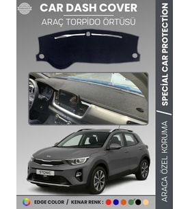 KİA STONIC (2017-2021) Torpido Örtüsü Ön Panel Halı Torpido Koruma Tam Uyum Araca Özel Kaymaz