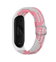 Xiaomi Mi Band 4 Uyumlu Kordon Örgü İşlemeli Yumuşak Hasır KRD-49 Kayış