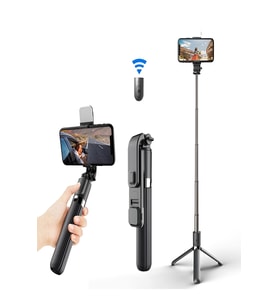 Bluetooth Kumandalı Çok İşlevli Tripod ve Selfie Çubuğu