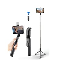 Bluetooth Kumandalı Çok İşlevli Tripod ve Selfie Çubuğu