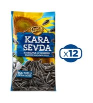 Kara Sevda Ay Çekirdeği 180 gr Bol Tuzlu x 12 Adet