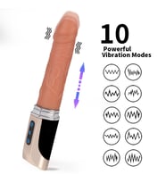 Hızlı Express Süper Otomatik İleri Geri Hareketli 10 Farklı Titreşim Modlu Vibratör Penis