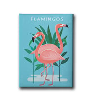 Flamingos Canvas Tablo MİND359