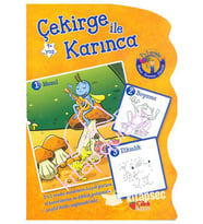 MASAL BOYAMA ETKİNLİK ÇEKİRGE İLE KARINCA 2 - ÇİLEK YAYINLARI