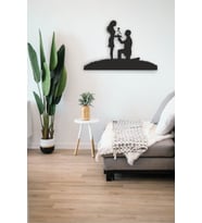 Romantik Aşık Tablo Ahşap Mdf Lazer Kesim