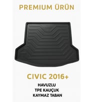 Honda Civic 2016-2020 3D Bagaj Havuzu Premium