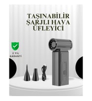 Mey İthalat® Taşınabilir Şarjlı Güçlü Hava Üfleme Aleti Çok Yönlü Kullanım