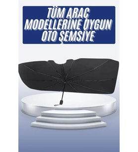 Oto Ön Cam Güneşliği Otomatik Katlanabilir Gölgelik Oto Cam Şemsiye