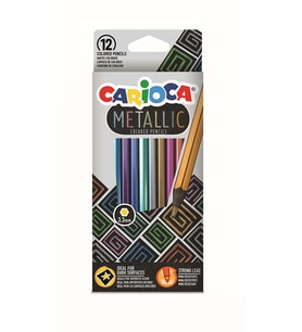 Carioca Metalik Kuru Boya 12’Li 43164