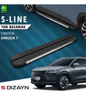 S-Dizayn Omoda Omoda7 S-Line Krom Yan Basamak 183 Cm 2025 Üzeri A+ Kalite