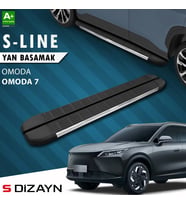 S-Dizayn Omoda Omoda7 S-Line Krom Yan Basamak 183 Cm 2025 Üzeri A+ Kalite