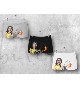 BK Gift Kişiye Özel 3 Adet Karikatürlü Eğlenceli Erkek Boxer Seti, Yıl Dönümü/ Doğum Günü / Sevgililer Günü Hediyeleri, Ona Özel Hediye, Esprili Hediye-11