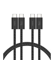 Belkin 2'Li Örgülü - Kablo, 1,5 M, 240 W, Yumuşak, Esnek Hızlı Kablosu, 17 16 Serisi, S25, 10, Daha