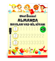 Okul Öncesi ALMANCA Sayılar YAZ-SİL Kitabı