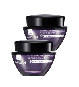 Anew Platinum Lift & Tighten Gece Kremi 50 Ml. İkili Set