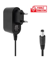 Weko 5 Volt 1 Amper 5 Watt Plastik Kasa Priz Tipi Adaptör (5.5x2.5 Uçlu) (Siyah)