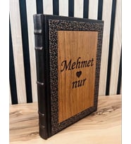 Deri & Ahşap Kapaklı Süresiz Ajanda