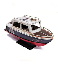 Standlı Dekoratif Metal Hız Botu C0947
