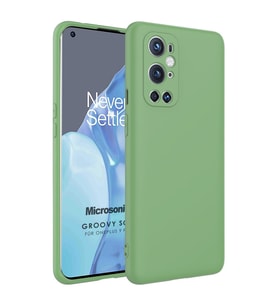 Microsonic OnePlus 9 Pro Kılıf Groovy Soft Yeşil (Yeşil)