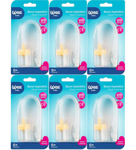 Wee Baby Burun Aspiratörü ve Temizleyici (6 Lı Set)