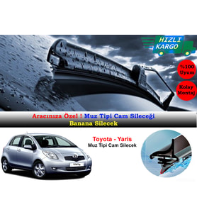 Toyota Yaris Muz Silecek Takımı 2006-2010
