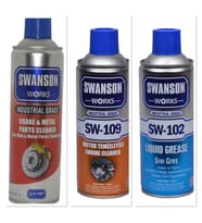 Swanson Works Balata Sprey Motor Temizleyici Sprey Gres Bakım Set