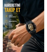 Dokunmatik Akıllı Saat Sesli Asistanlı Geniş Özellikli