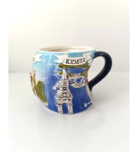 Bardak Kupa Seramik Bira Meşrubat Su Kahve Bardağı 350 ml