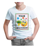 Yılın Milyoneri Beyaz Çocuk Tshirt