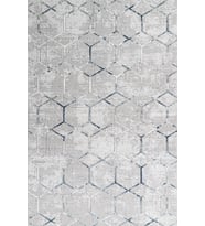 Gri Geometrik Desenli Salon Halısı Dijital Baskı Kaymaz Tabanlı Modern Stil Dekoratif Ürün