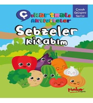 Çıkartmalı Aktiviteler Sebzeler Kitabım