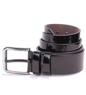 Dagoster DMK26-456 Siyah Rugan 4.5 cm Suni Deri Erkek Kemer