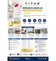 Titan Monarch Lemon L20 Ultra Kıvamlı Çamaşır Suyu 750 g