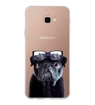 PrintiFy Samsung Galaxy J4 Plus ile Uyumlu 1mm Slim Fit Köpek 3 050f Baskılı Şeffaf  Kılıf