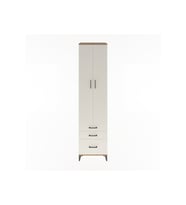 Hyperion Dolap 5 Raflı 3 Çekmeceli 2 Kapaklı 60x44x243 Çam-Aytaşı