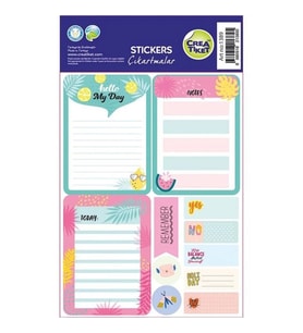 CREA ETİKET - 1389 PLANLAYICI ETİKET SUMMER