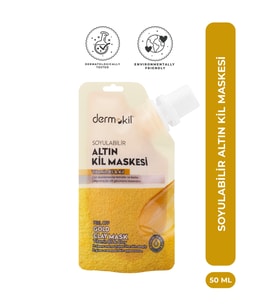 DERMOKİL SOYULABİLİR ALTIN KİL MASKE 50 ML