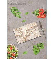 Saban Yapay Güller  Cam Kesme Tahtası - Cam Kesme Tablası  30cm x 40cm