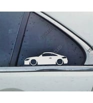 TT 8J Kelebek Cam Oto Sticker 17 CM 2 Adet