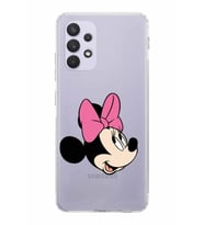 Samsung Galaxy A33  Kamera Korumalı  Kapak Minnie Mouse Tasarımlı  Şeffaf Kılıf